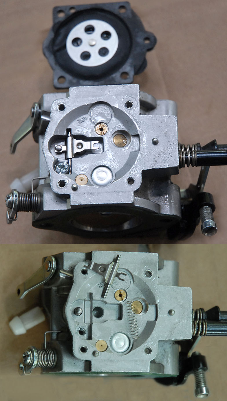 Metering lever and spring